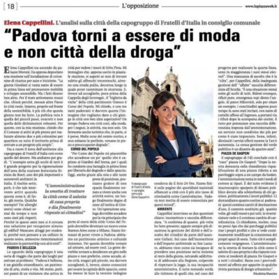 elena cappellini padova e malavita